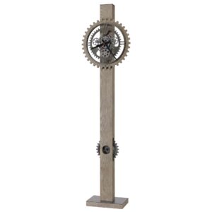 Seaside Gray Moving-Gear Floor Clock detail view 2