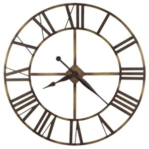 Antique Brass Open-Ring Wall Clock detail view 2