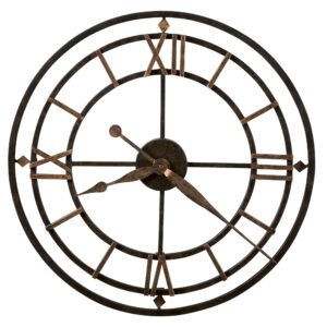 Aged Iron Quarter-Marker Wall Clock detail view 2